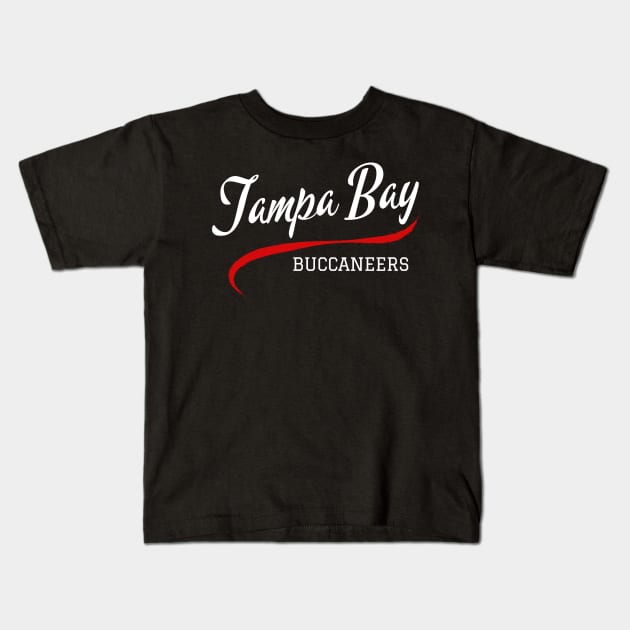 Tampa Bay Retro Wave Kids T-Shirt by CityTeeDesigns